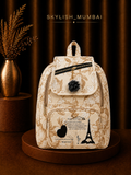 SKYLISH- Paris Vibes Floral Backpack